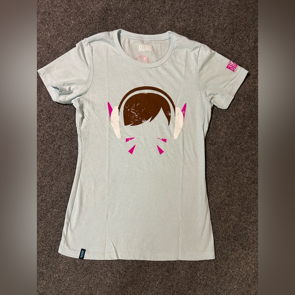 Blizzard Entertainment Light Gray Graphic T-Shirt M